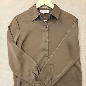 Philosophy women’s blouse in taupe- XS